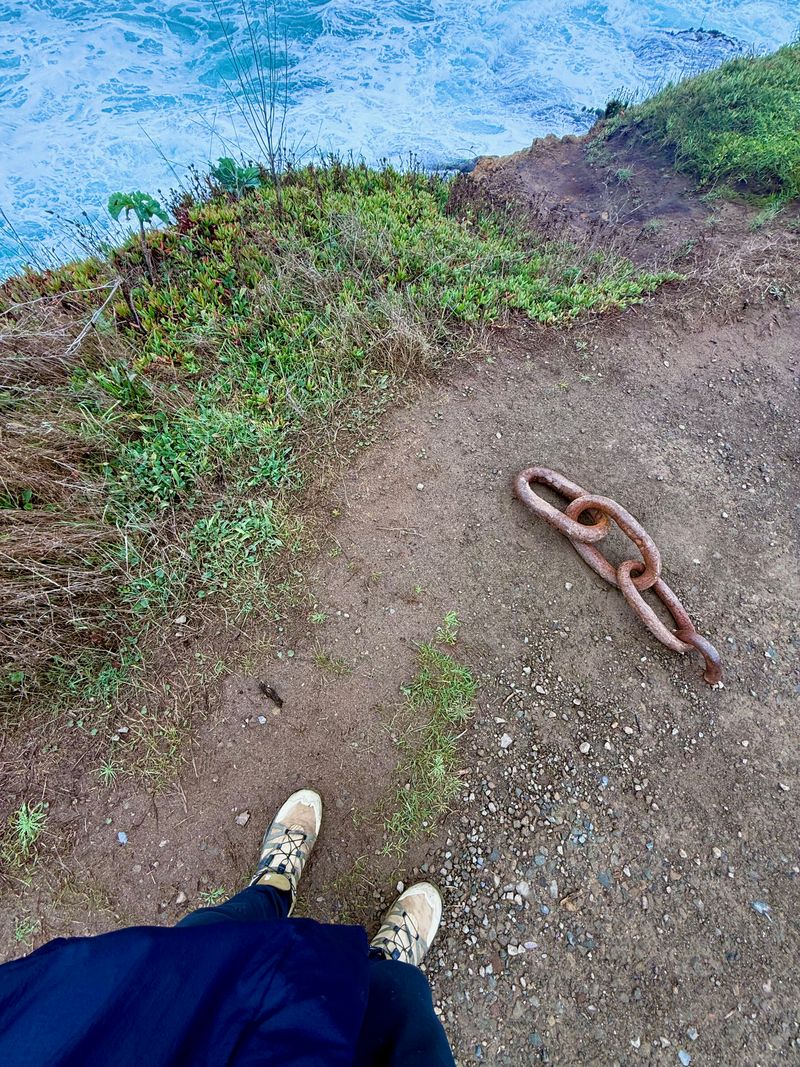 A cliff in Mendocino.