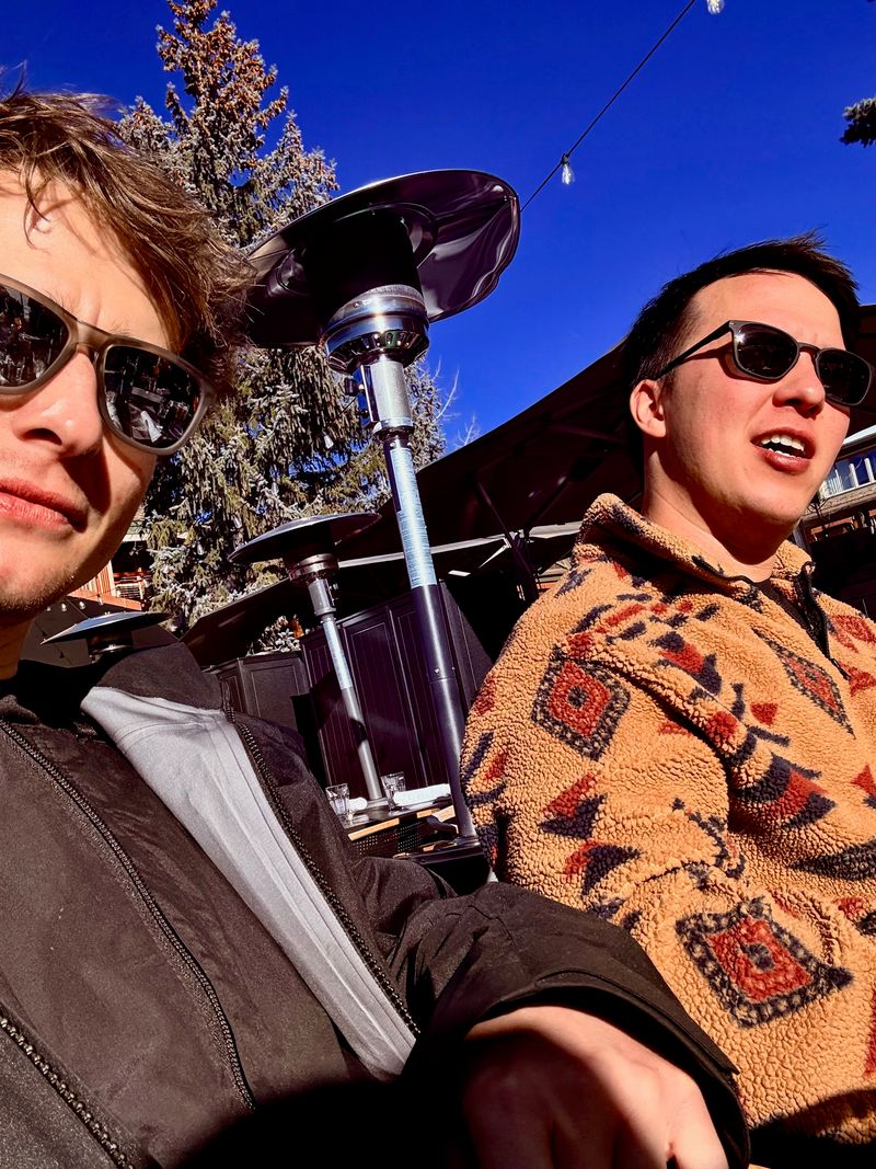 Winston and I at Ajax Tavern.